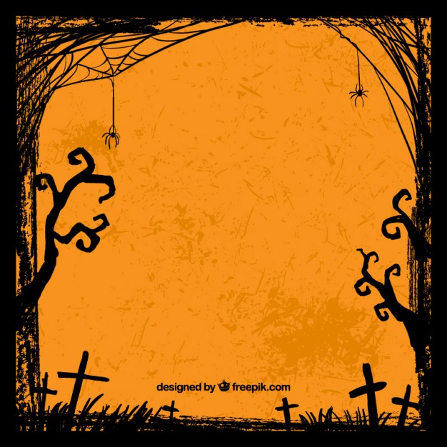 626x626 Grungy Halloween Background Vector Premium Download