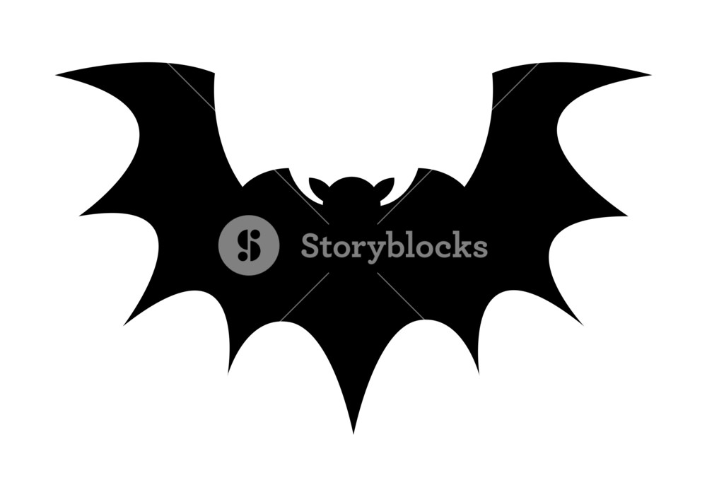 1000x703 Halloween Vempire Bat Vector Royalty Free Stock Image