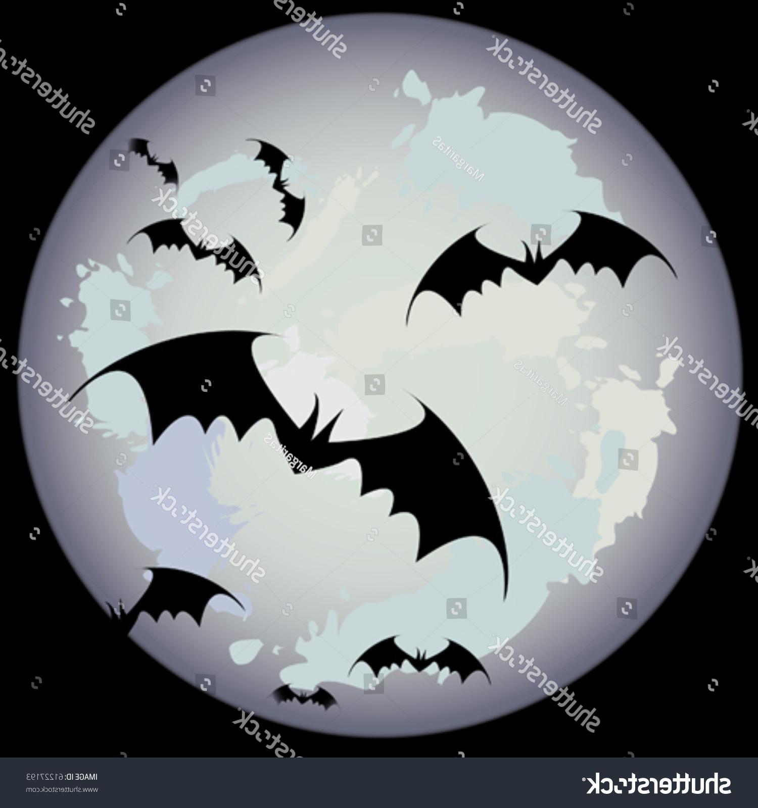 1500x1600 Unique Halloween Moon Bats Vector Photos Free Vector Art, Images