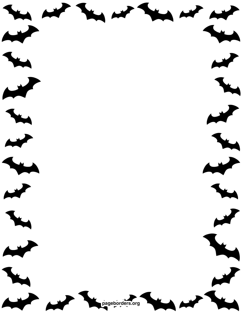 791x1024 Halloween Border Vector Free Transparent Background Png