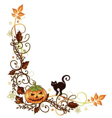 380x400 Halloween Border Vector By Christine Krahl On Vectorstock