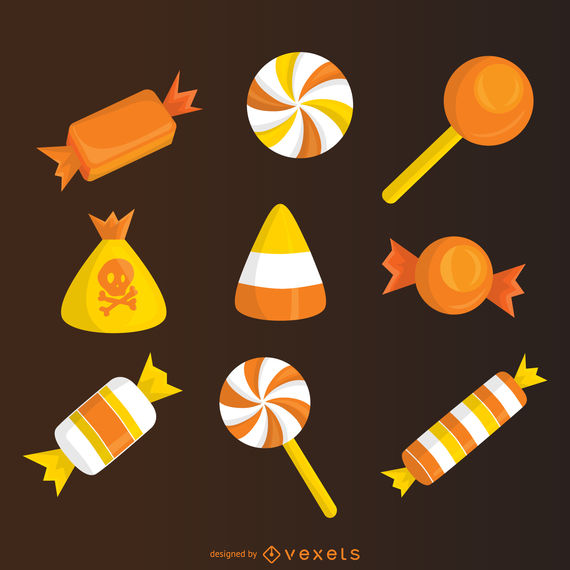 570x570 Halloween Candy Corn Elements