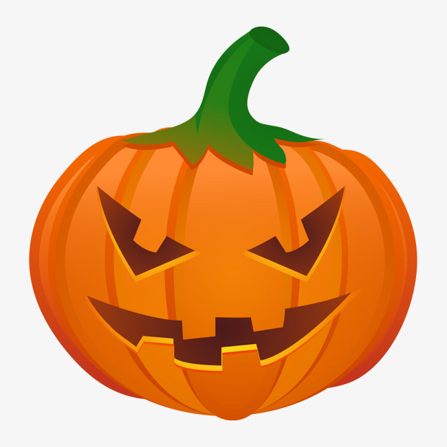 650x651 Halloween Pumpkin Vector Material, Halloween, Pumpkin, Orange Png