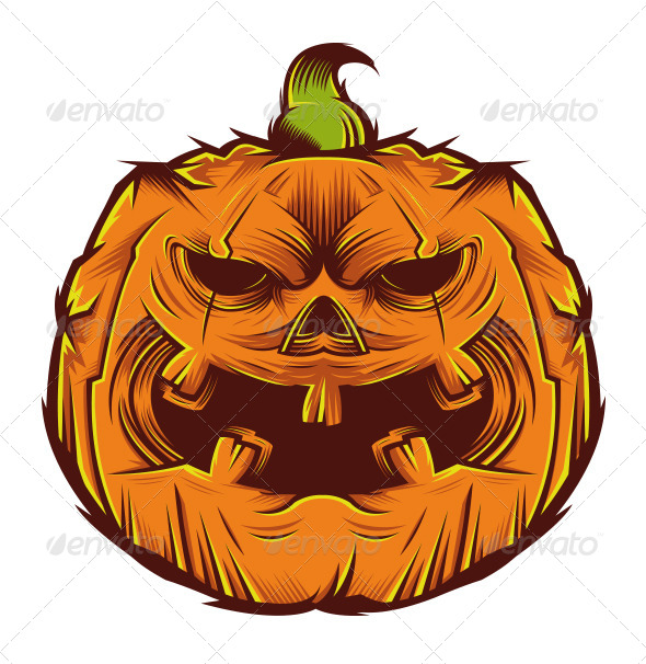 590x606 Halloween Pumpkin By Bosstwinsmusic Graphicriver