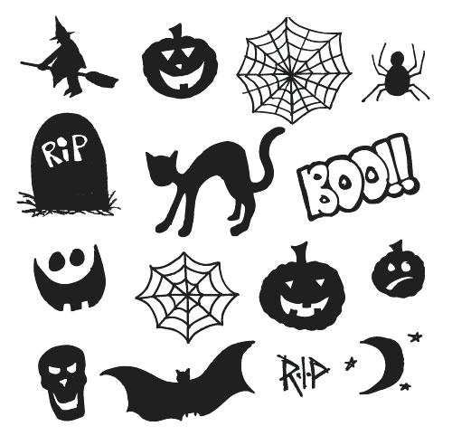 500x492 Halloween Vector Graphics Themindfuljourney
