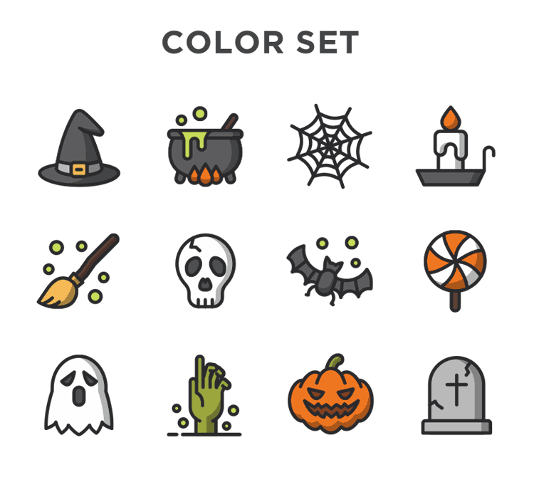 750x670 Free Halloween Vector Icons Pixlov Free Icons