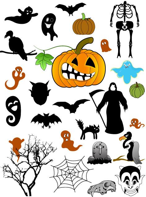 471x637 Halloween Vector Shapes For Photoshop Csh Psddude