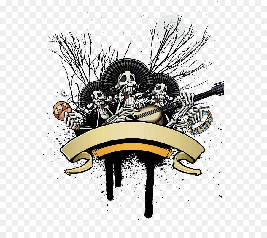 900x800 Guitar Halloween