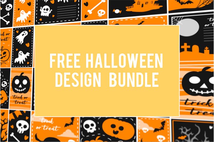 712x474 Halloween Vector Free Design Bundle