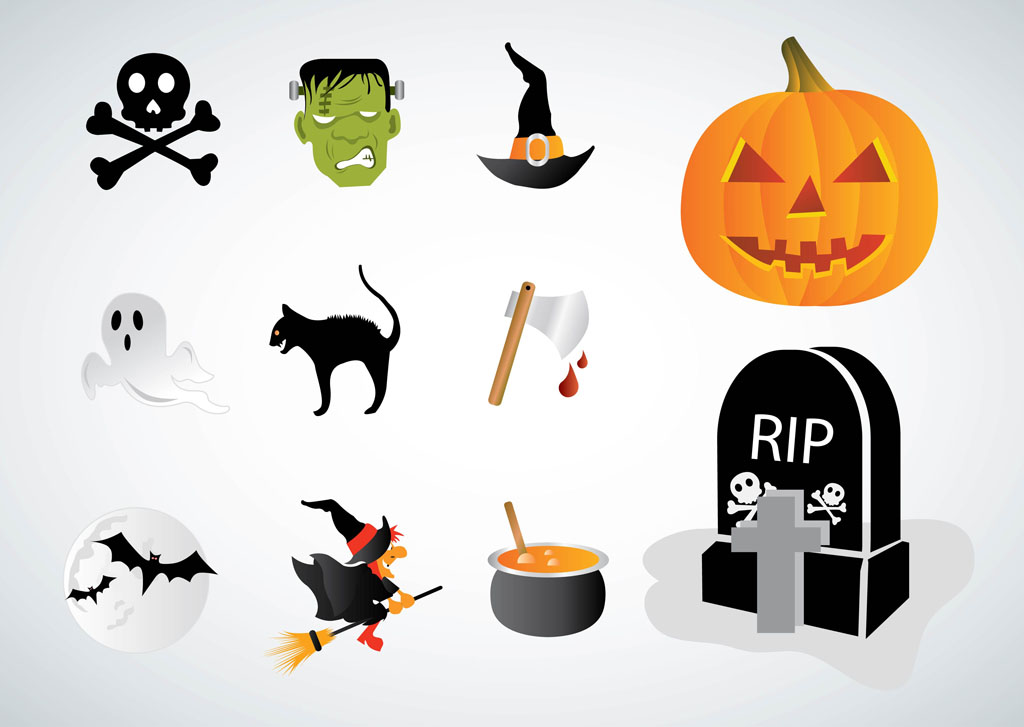 1024x727 Halloween Vectors