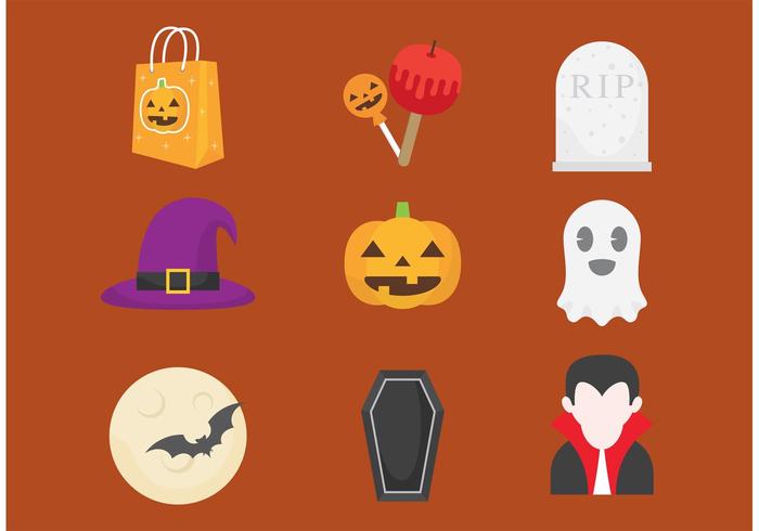 700x490 Halloween Vector Icons