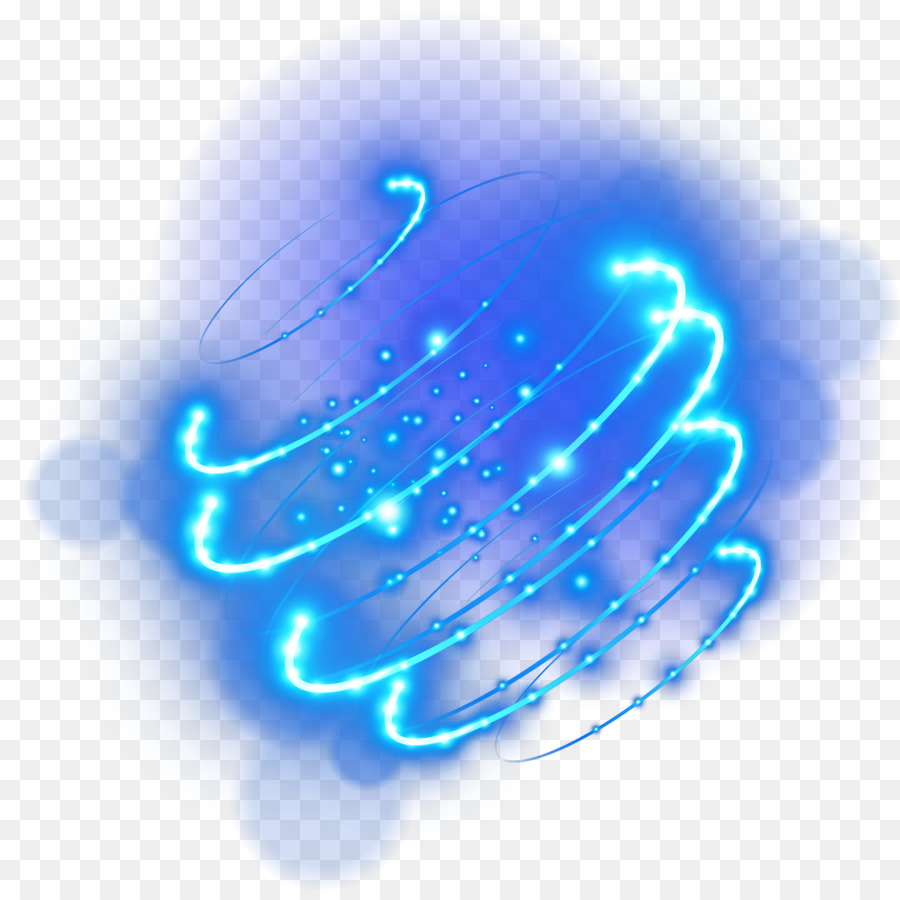900x900 Download Light Computer File Cool Blue Halo Vector Material