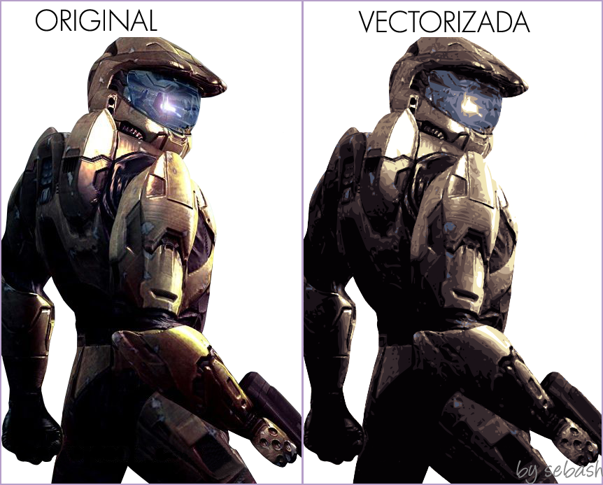 862x693 Halo Vector By Sebash S