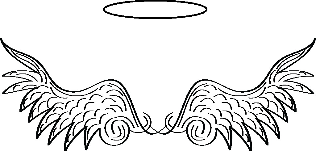 1024x489 Angel Wings And Halo Vector By Truthjc D6owhpk