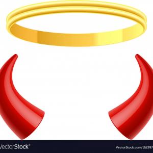 300x300 Black Angel Wings And Halo Vector Orangiausa