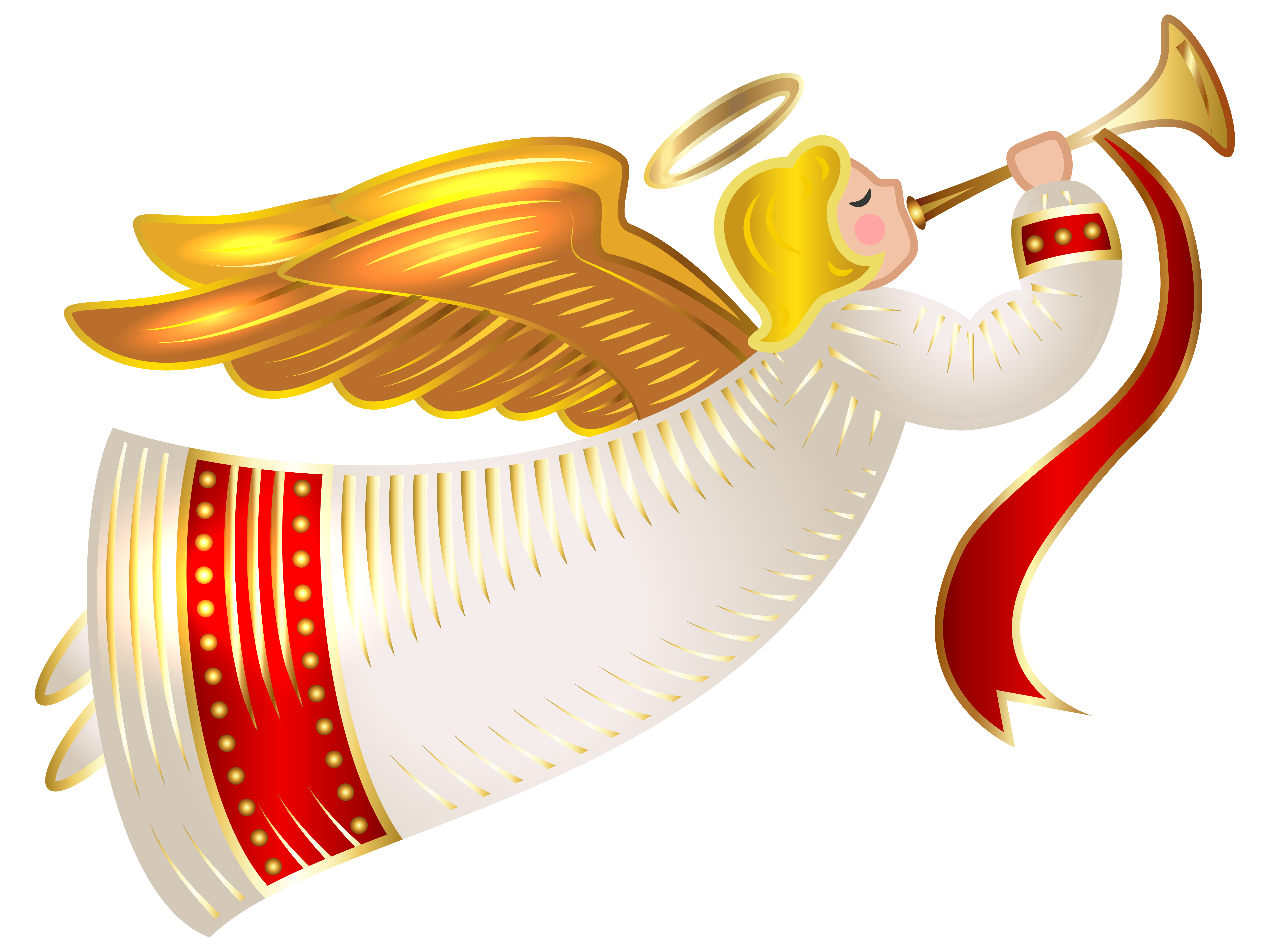 6282x4732 Horns Clipart Angel Halo