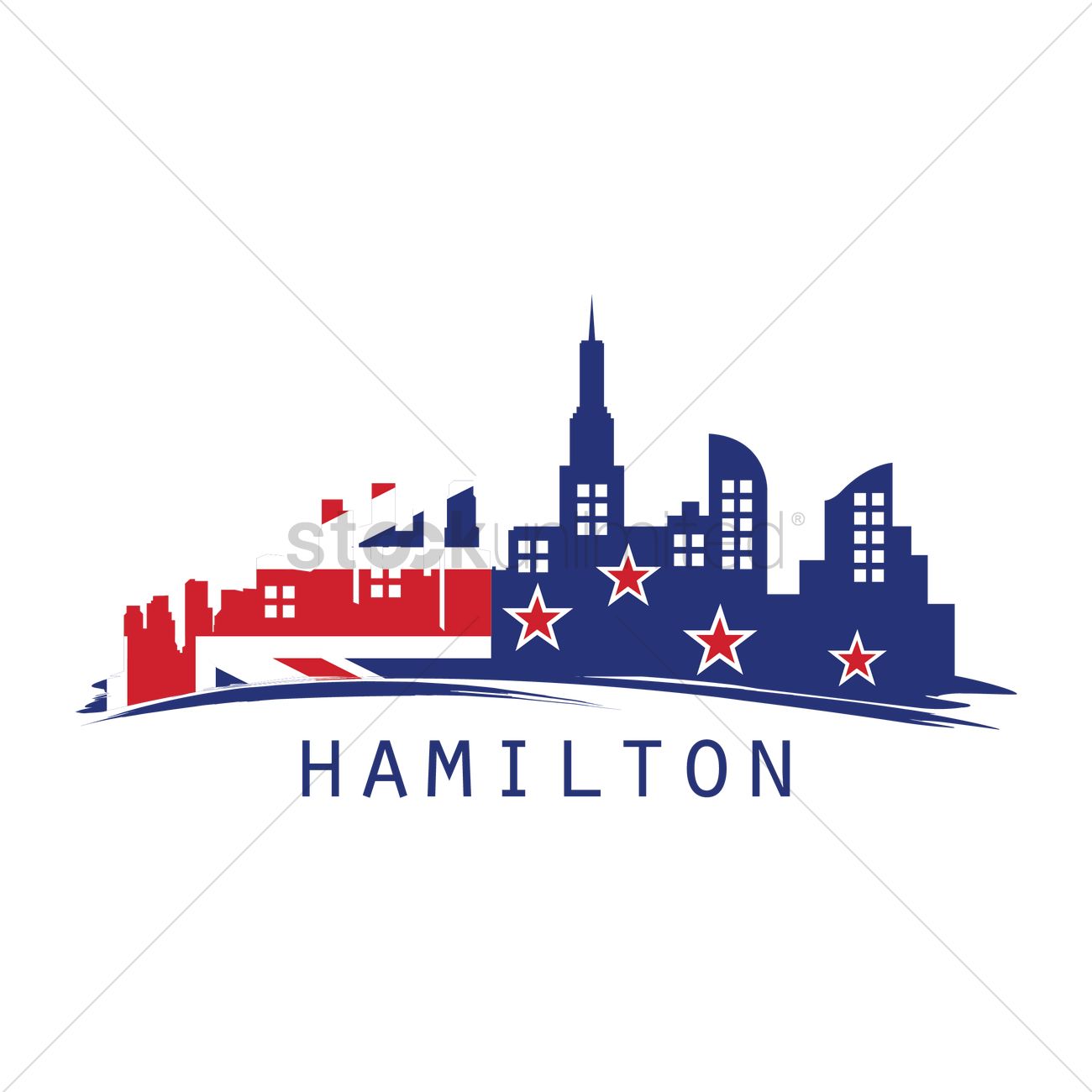 1300x1300 Hamilton Vector Image