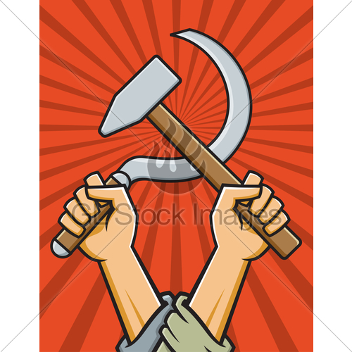 500x500 Hammer And Sickle Vector Illustration Gl Stock Images