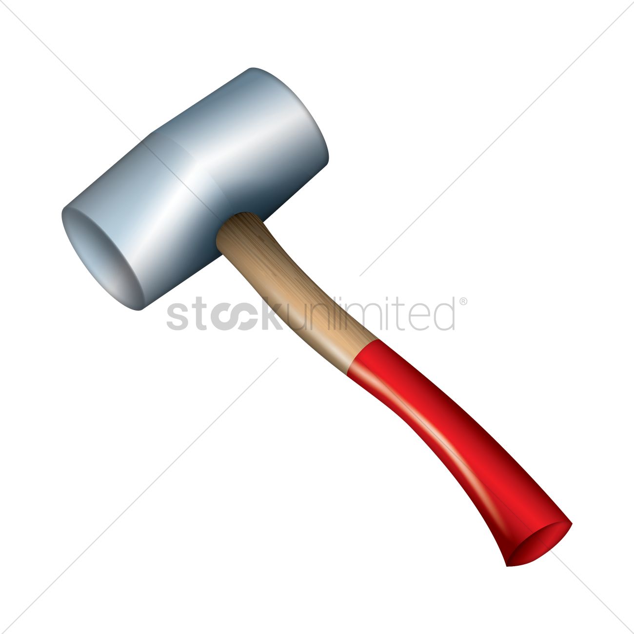 1300x1300 Club Hammer Vector Image