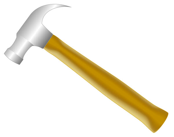 600x475 New Gray Hammer Clip Art Vector Free Image
