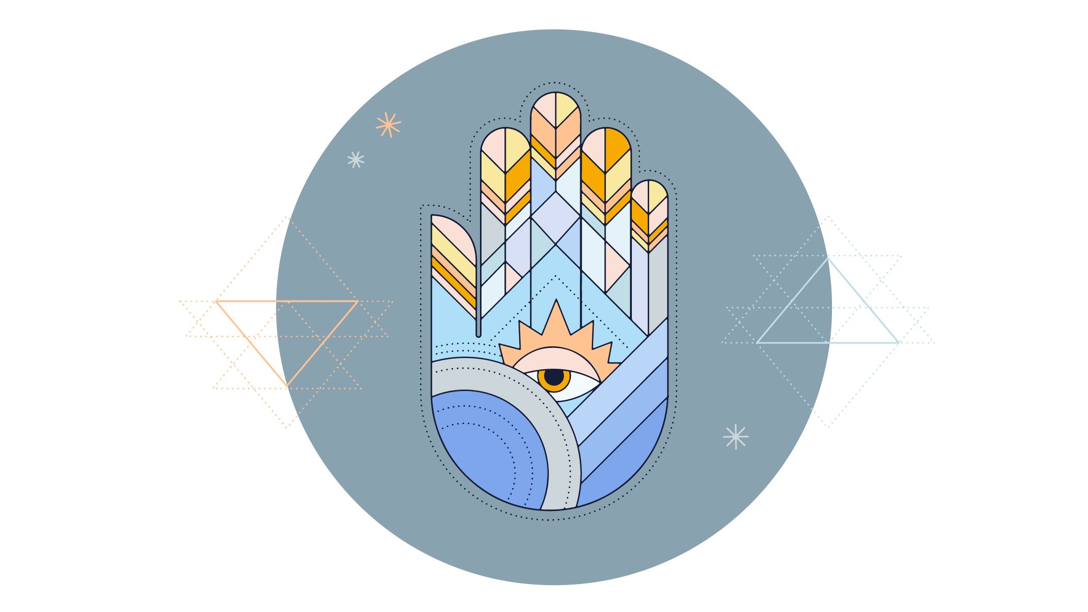 2142x1205 Hamsa Free Vector Art