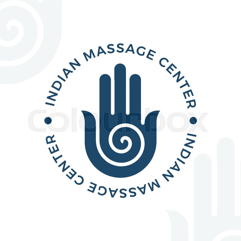 800x800 Yoga, Meditation Vector Logo Illustration. Decorative Hamsa Hand