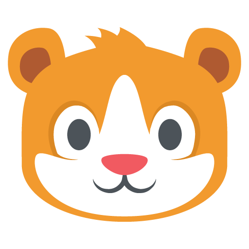 512x512 Hamster Face Emoji Vector Icon Free Download Vector Logos Art