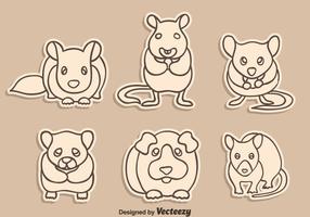 286x200 Hamster Vector