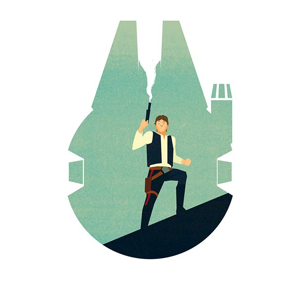 600x600 Han Solo Vector Vector By Mathew Jepiuh Star Wars