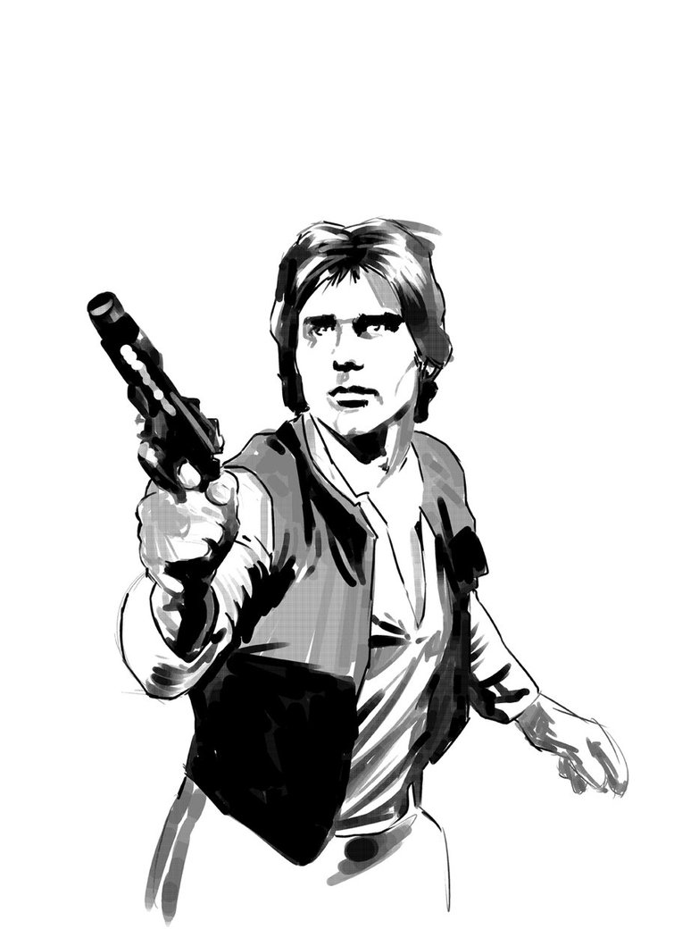 755x1059 Extraordinary Han Solo Vector Photos