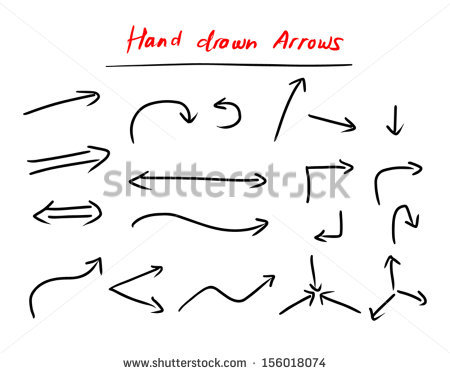 450x374 Hand Drawn Arrow Free Vector Download (8,010 Free Vector) For