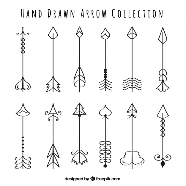 626x626 Ai] Collection Of Hand Drawn Arrows Vector Free Download