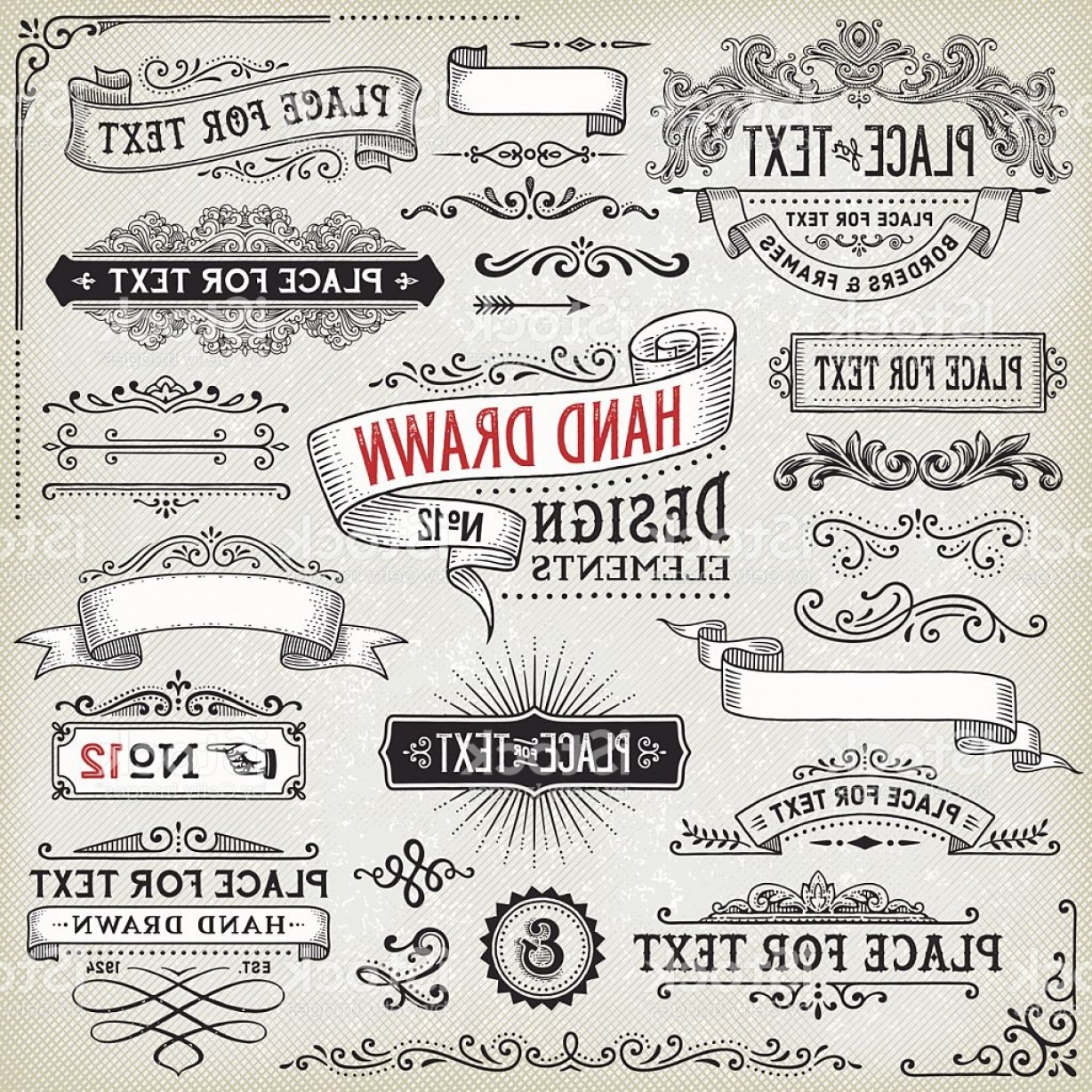 1228x1228 Hand Drawn Text Banner Vector Arenawp