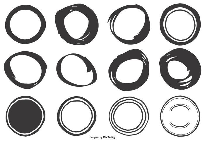 700x490 Cute Hand Drawn Circle Shapes