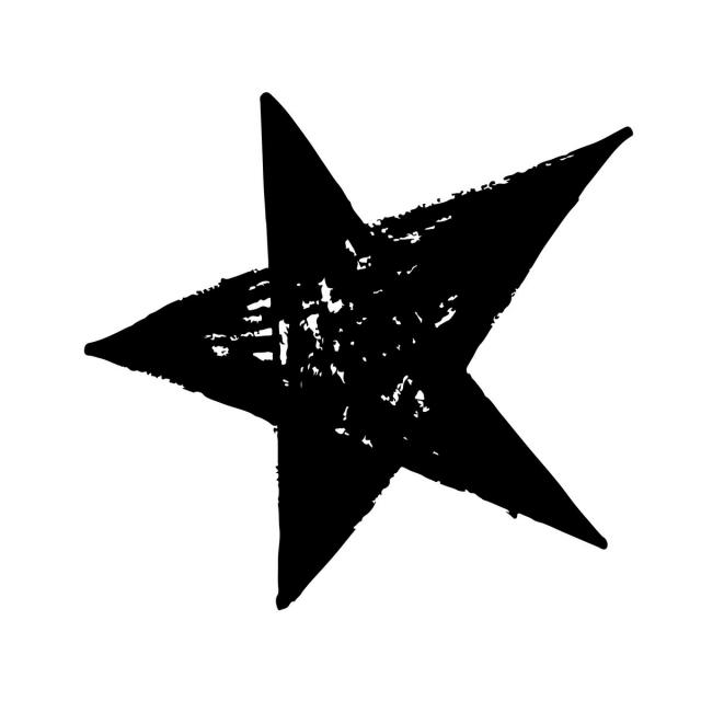 640x640 Hand Drawn Star Doodle, Art, Asterisk, Card Png And Vector For