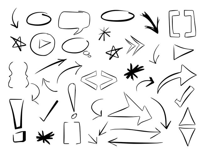 653x490 Hand Drawn Vector Elements