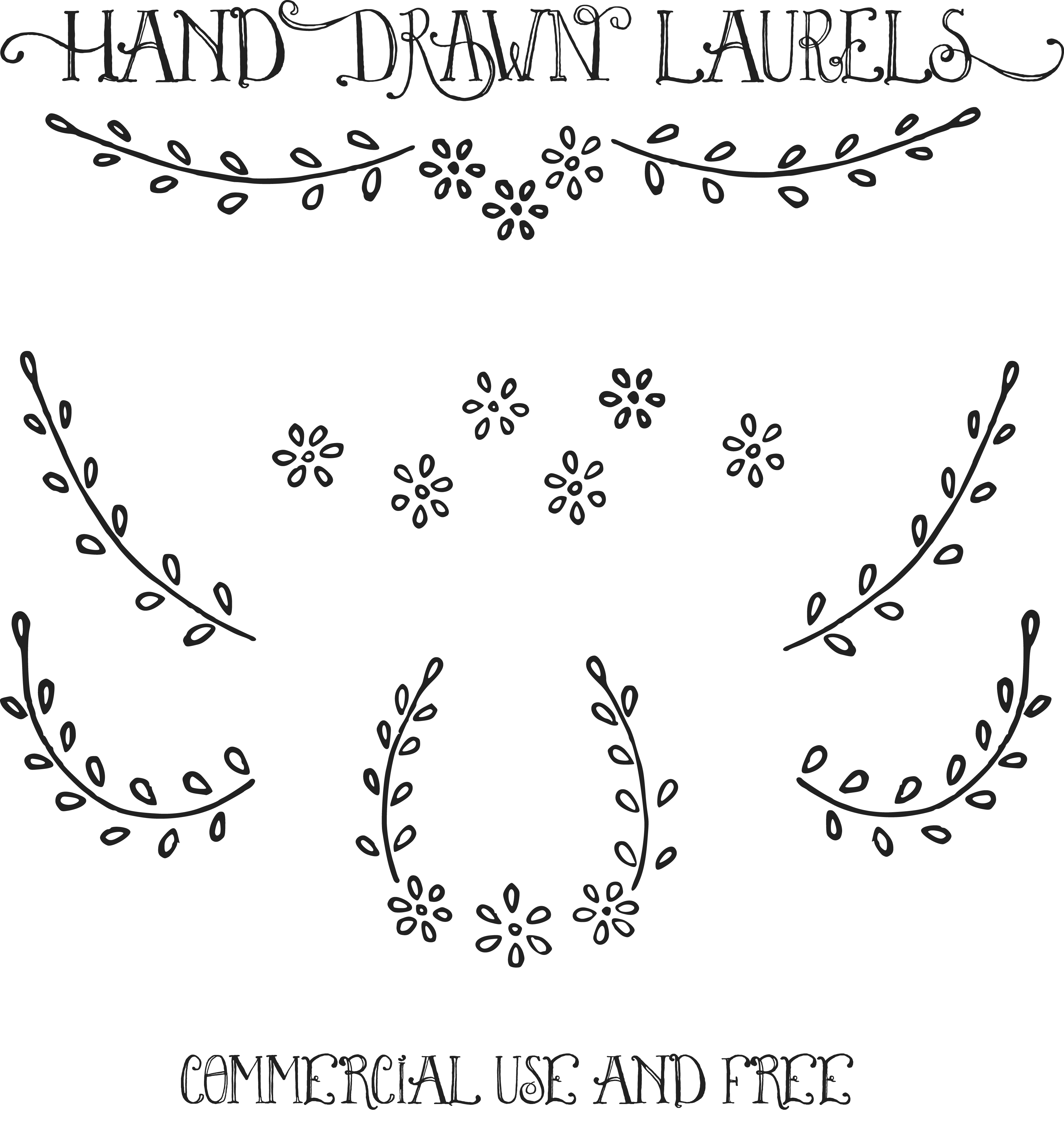 3510x3732 Royalty Free Images Hand Drawn Laurels Clip Art Amp Vectors Oh