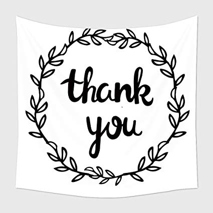 425x425 Home Decor Tapestry Wall Hanging Handwritten Phrase