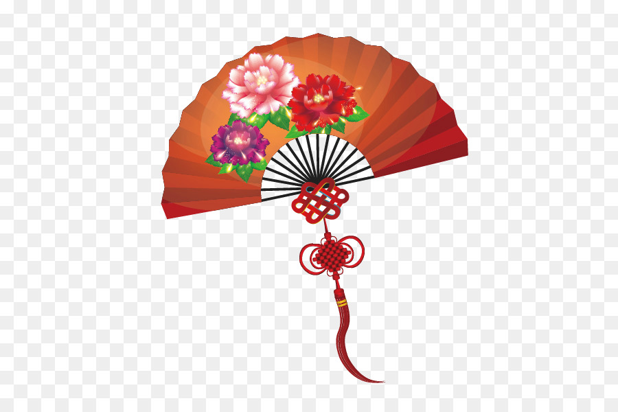 900x600 Hand Fan Vector Graphics Paper Image Moutan Peony