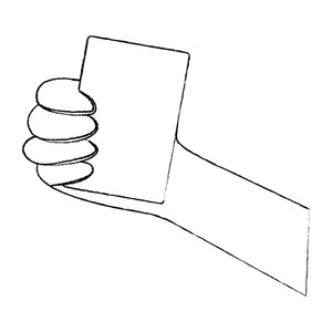 300x300 Hand Holding Card Royalty Free Vectors