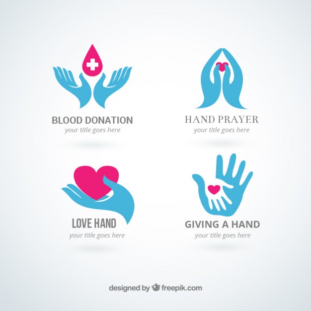 626x626 Hands Logos Vector Premium Download