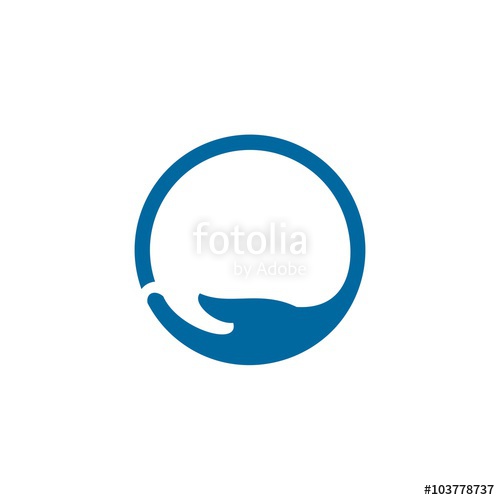 500x500 Round Hand Logo Stock Image And Royalty Free Vector Files On