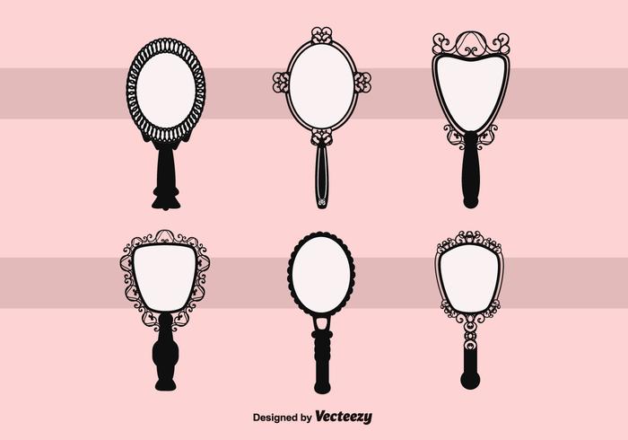 700x490 Free Vector Vintage Hand Mirror