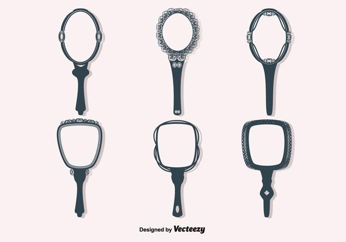 700x490 Free Vector Vintage Hand Mirrors