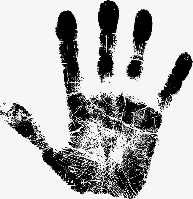 650x670 Handprint Vector, Black, Handprint, Fingerprint Png And Vector For