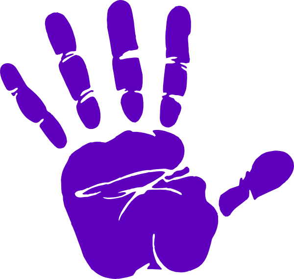600x569 Handprint Vector
