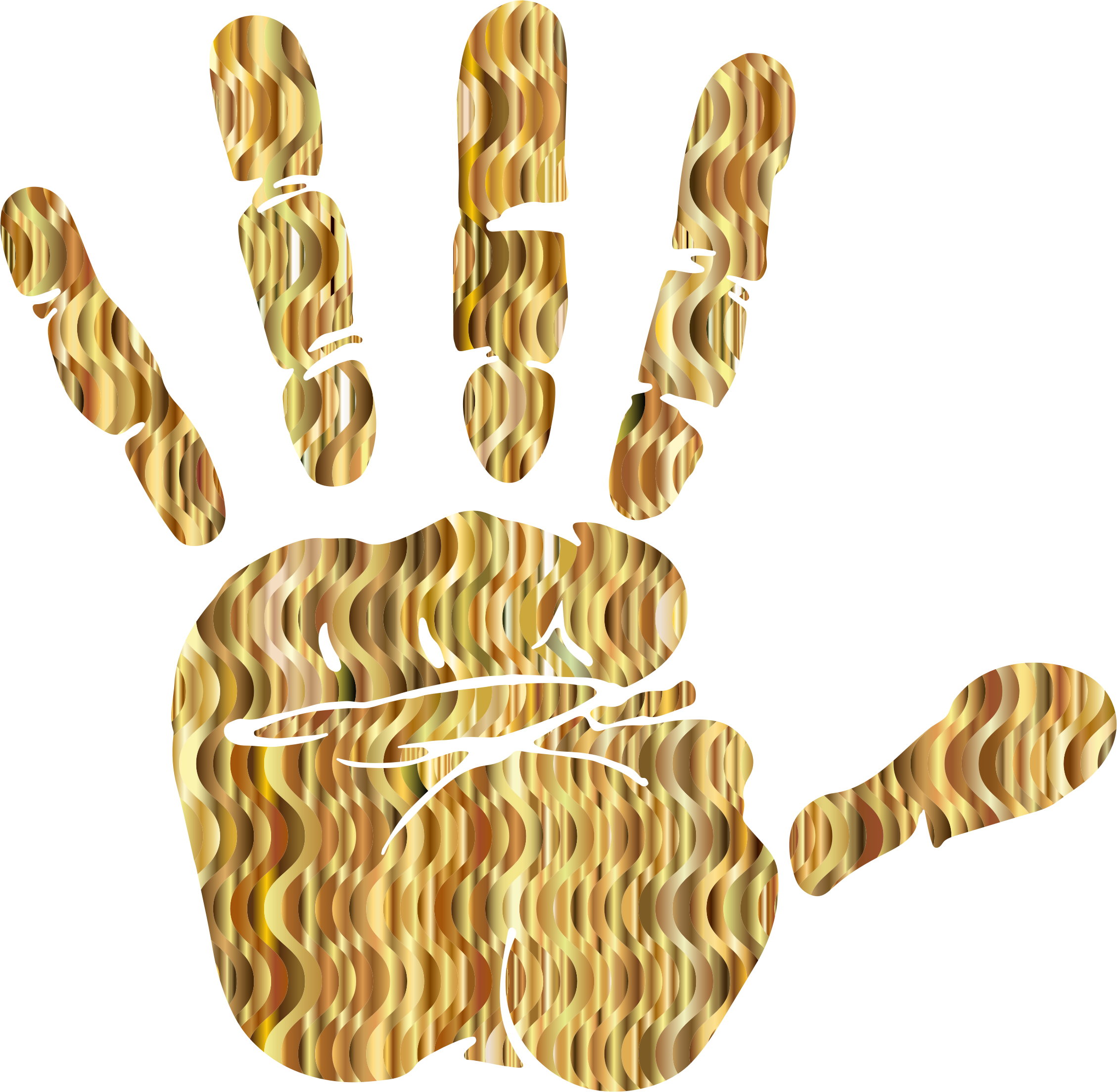 2258x2208 Prismatic Design Handprint Vector Graphics Image