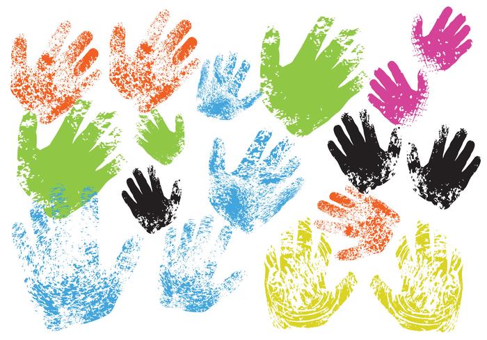 700x490 Hand Print Free Vector Art