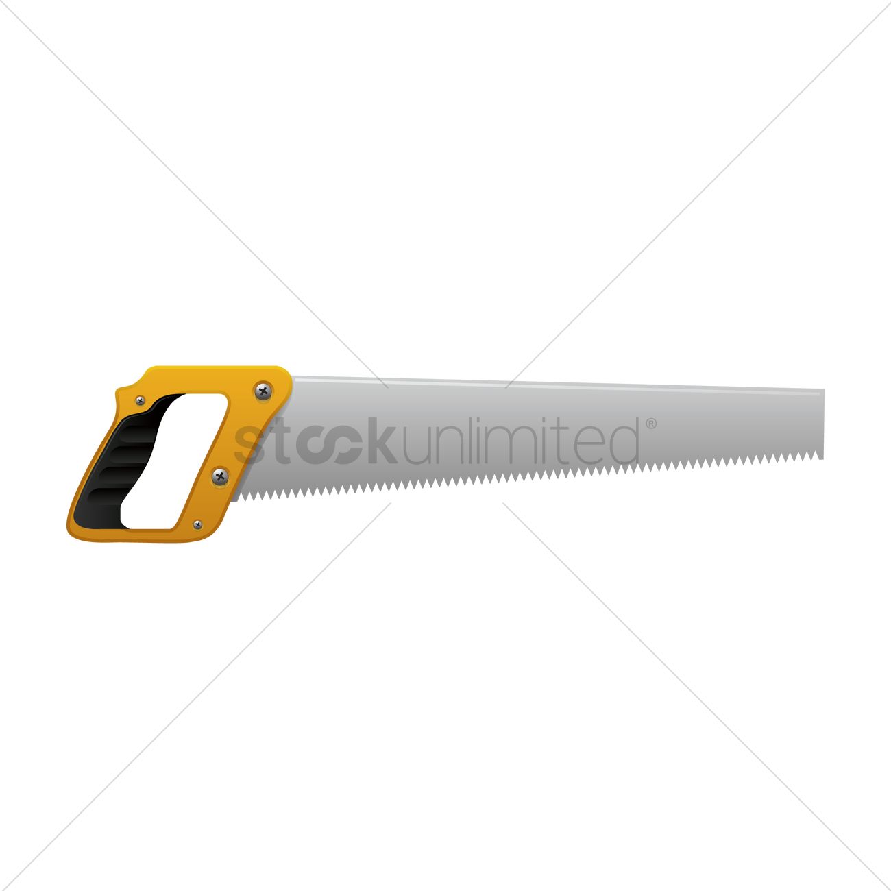 1300x1300 Hand Saw Vector Image