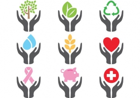 285x200 Helping Hand Symbol Free Vector Graphic Art Free Download (Found